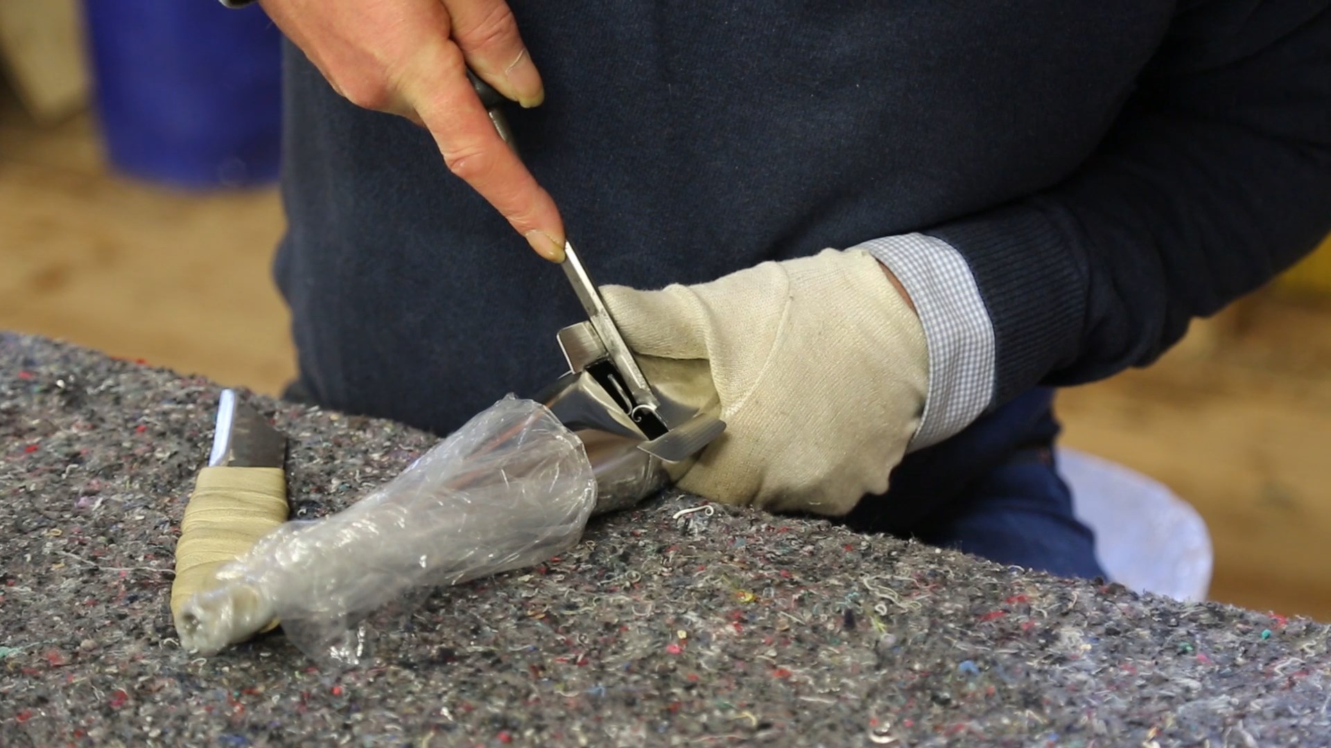 Intonation of the organ pipes in the Jäger & Brommer organ studio in Waldkirch.